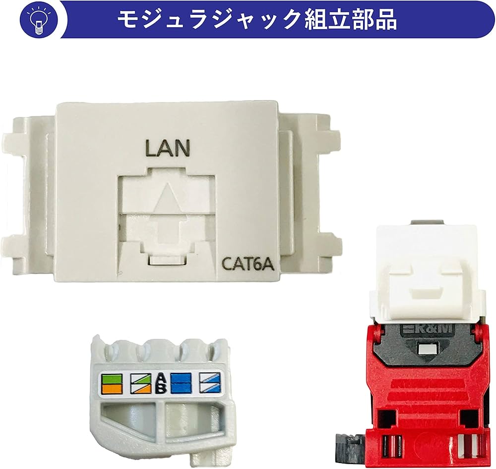 Amazon.com: Panasonic Information Modular Jack (WZ7521), CAT6A