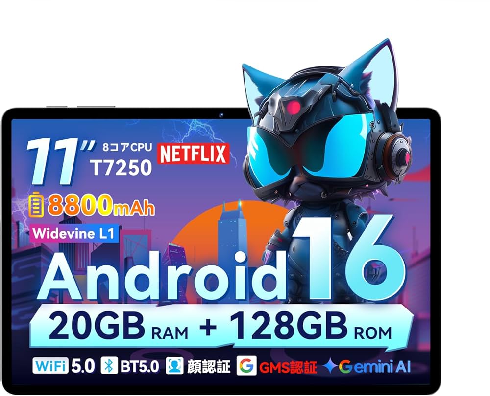 Amazon.co.jp: Android16 タブレット アンドロイド 11インチ SVITOO