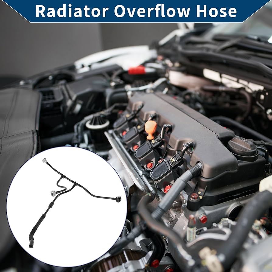 Amazon.com: Hihaha No.8K0121081BK Radiator Overflow Hose for Audi