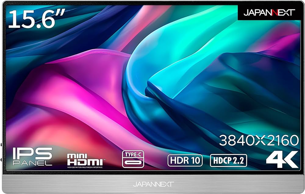 Amazon.co.jp: JAPANNEXT 15.6インチ モバイルモニター IPS パネル 4K