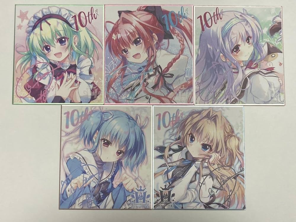 Amazon | ましろ色シンフォニー ミニ色紙5枚セット 和泉つばす 翡翠亭