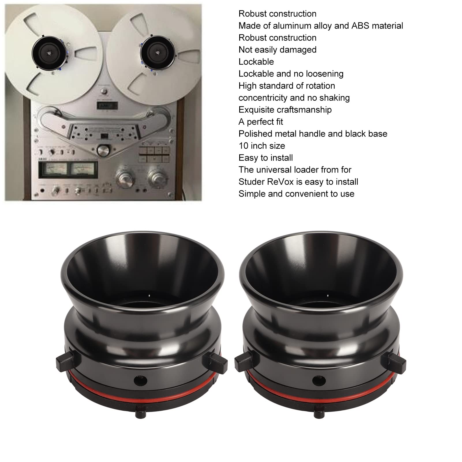Amazon.com: 1 Pair Nab Hub Adapters, 10in Reel to Reel Tape