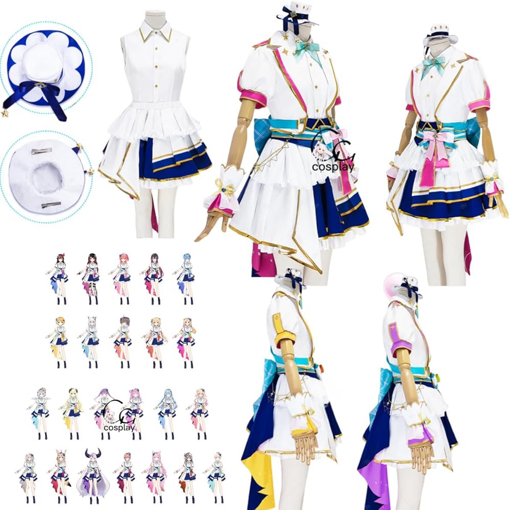 Amazon.co.jp: GGcosplay 4th 新アイドル衣装 ブライト衣装 湊あくあ