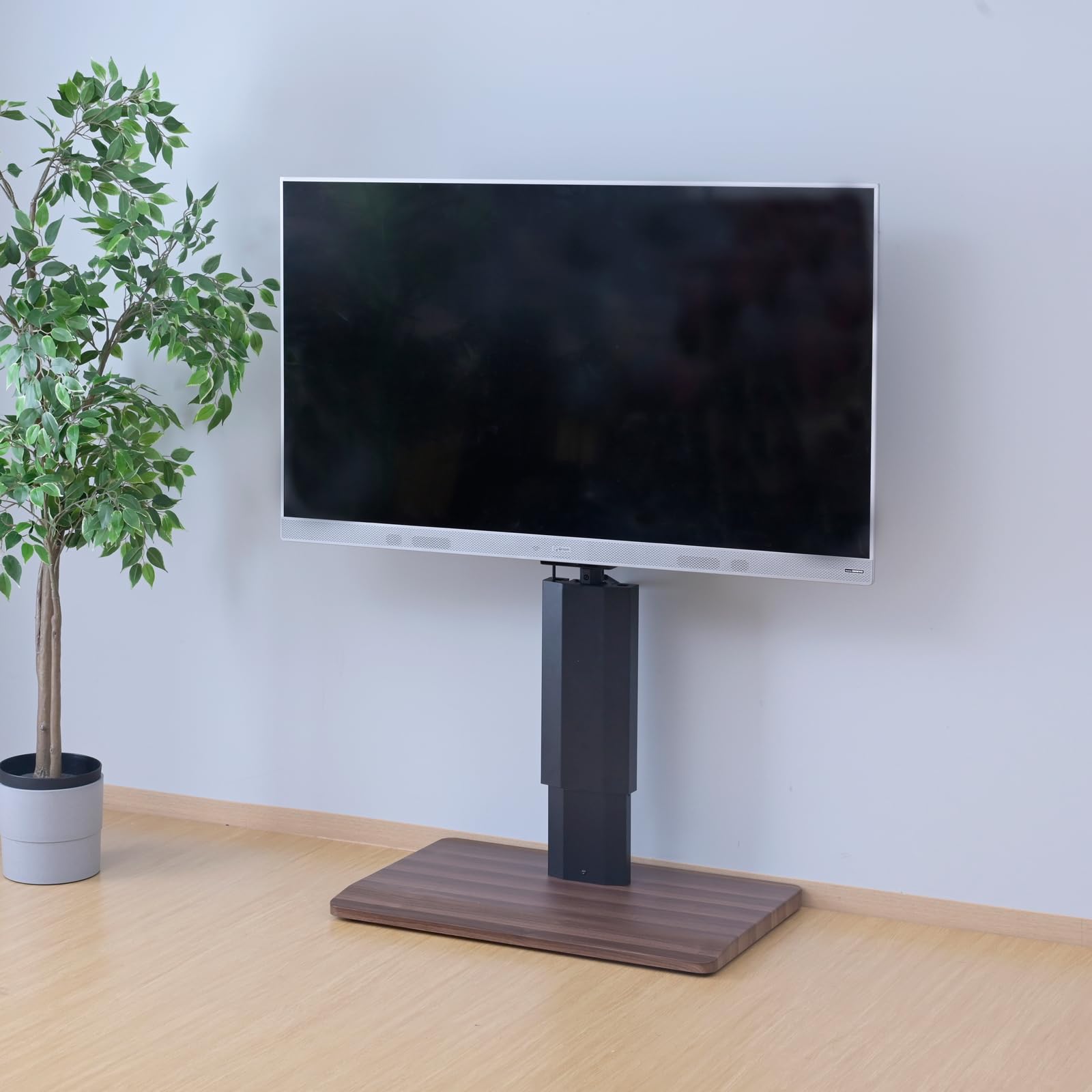 Amazon｜山善(YAMAZEN) テレビ台 テレビスタンド 壁寄せ 高さ無段階