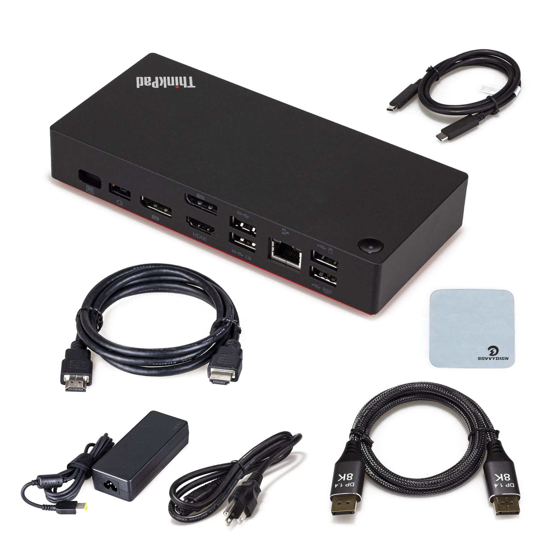 Amazon.com: Lenovo ThinkPad Universal USB-C Dock (40AY0090) +