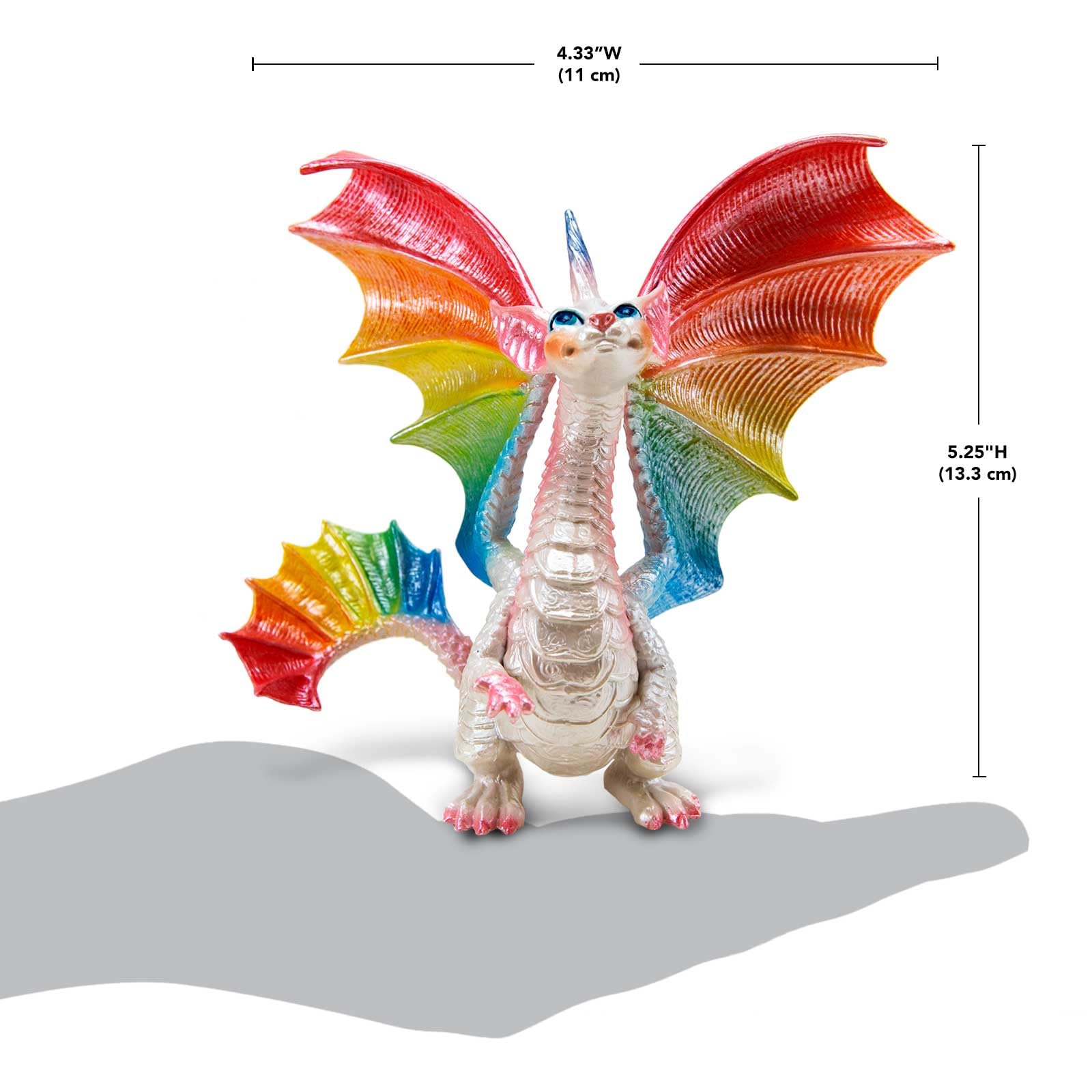 Amazon.com: Safari Ltd. Fairy Rainbow Dragon Toy - 6.5