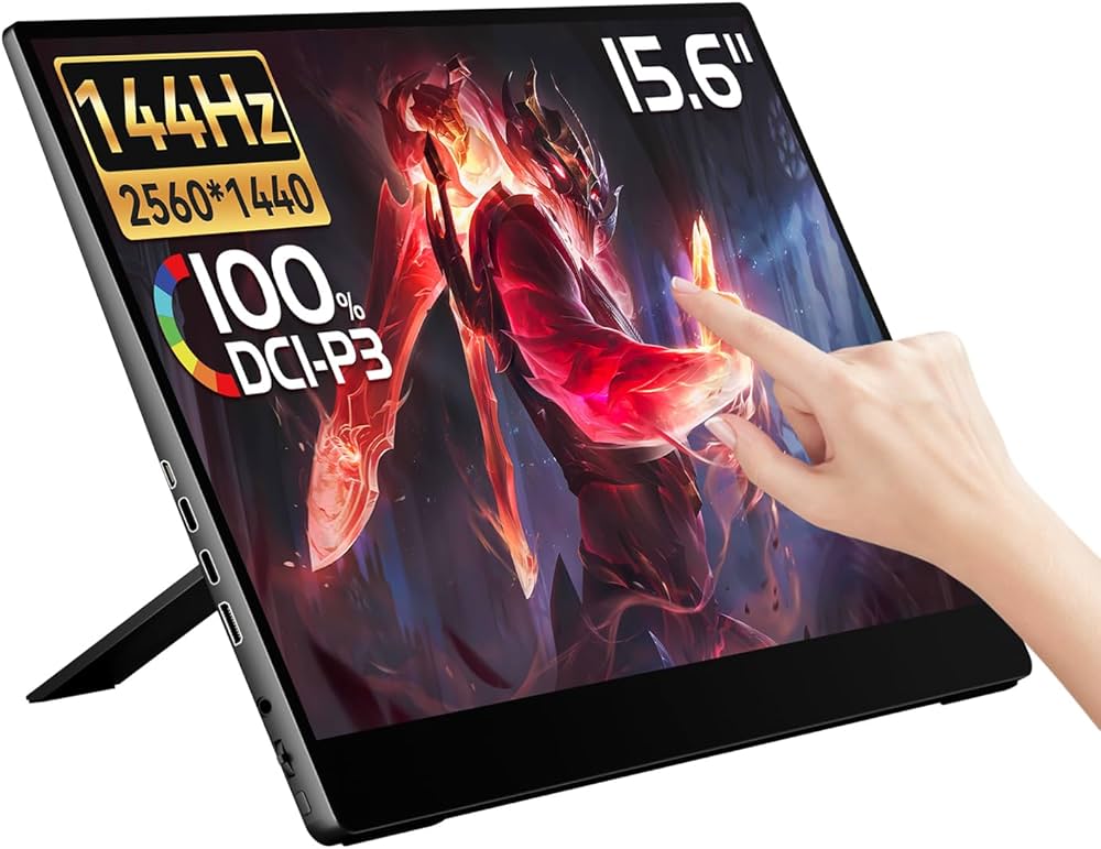 Amazon.co.jp: EHOMEWEI モバイルモニター 15.6インチ 144Hz 2.5K QHD