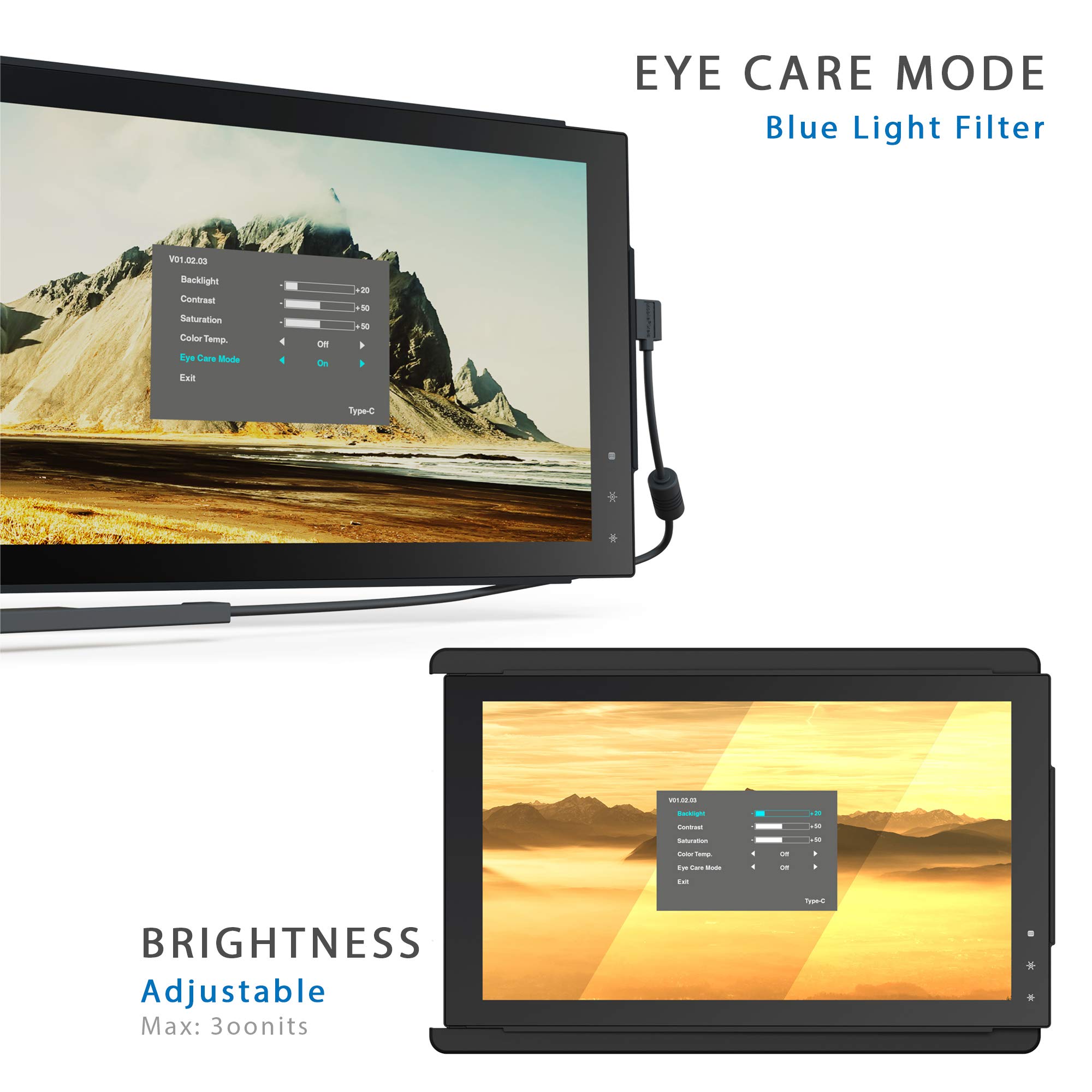 Amazon.com: Mobile Pixels Trio Max Portable Monitor, 14'' Full HD