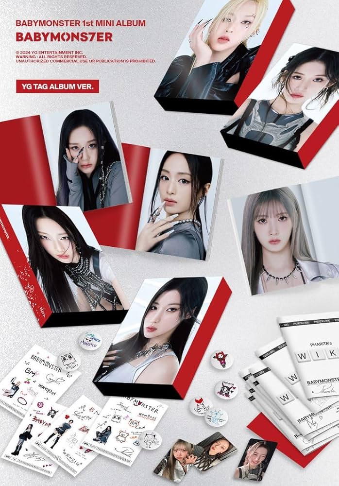 Amazon.co.jp: BABYMONSTER BABYMONS7ER 1st ミニアルバム YG TAG