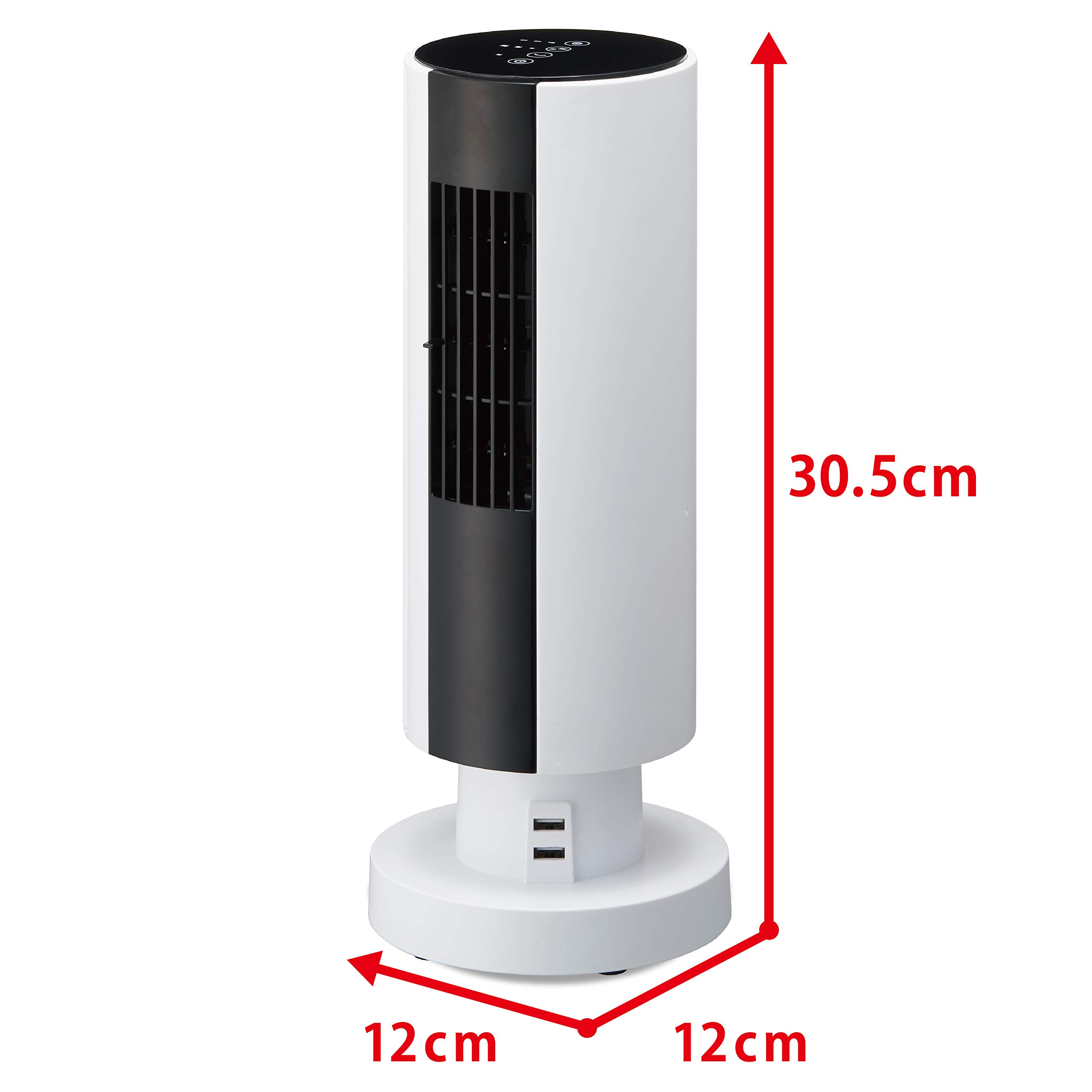 卓上エアークリーンファン ドウシシャ 色ホワイト 卓上エアークリーン