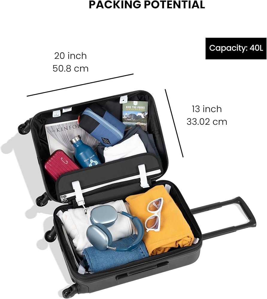 Amazon.com | Sherpani Meridian, 22 Inch Carry On Luggage Airline