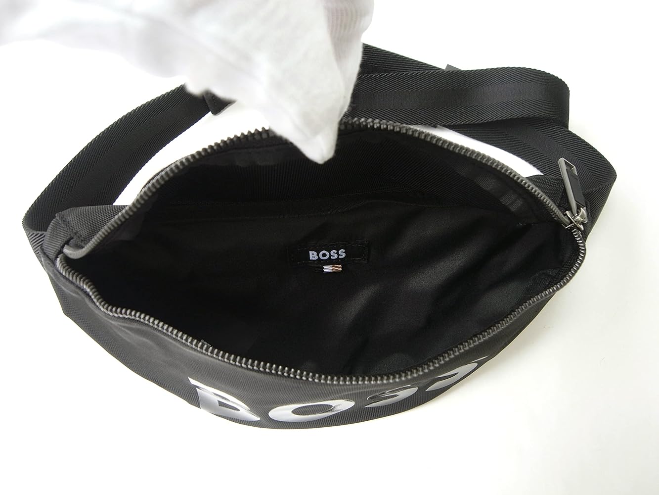 Amazon | [ヒューゴ ボス] ウエストポーチ ボディバッグ ブラック