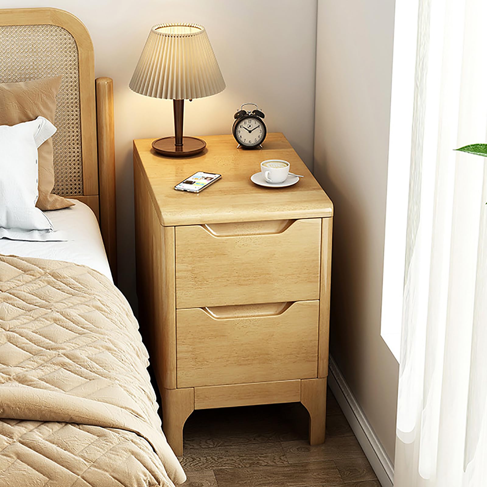 Amazon｜ベッドサイドテーブル スリム ナイトテーブル サイドチェスト