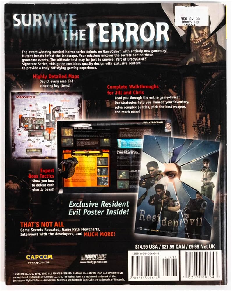 Resident Evil(TM) Official Strategy Guide for GameCube (Bradygames