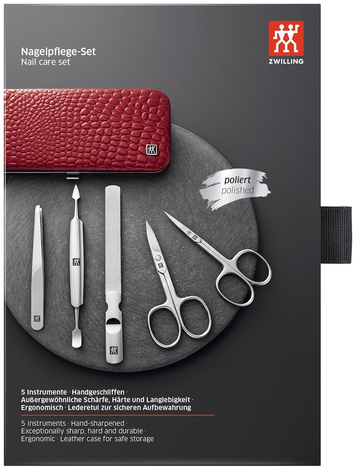 Amazon.com: ZWILLING Beauty Classic INOX 5-Piece Manicure Set