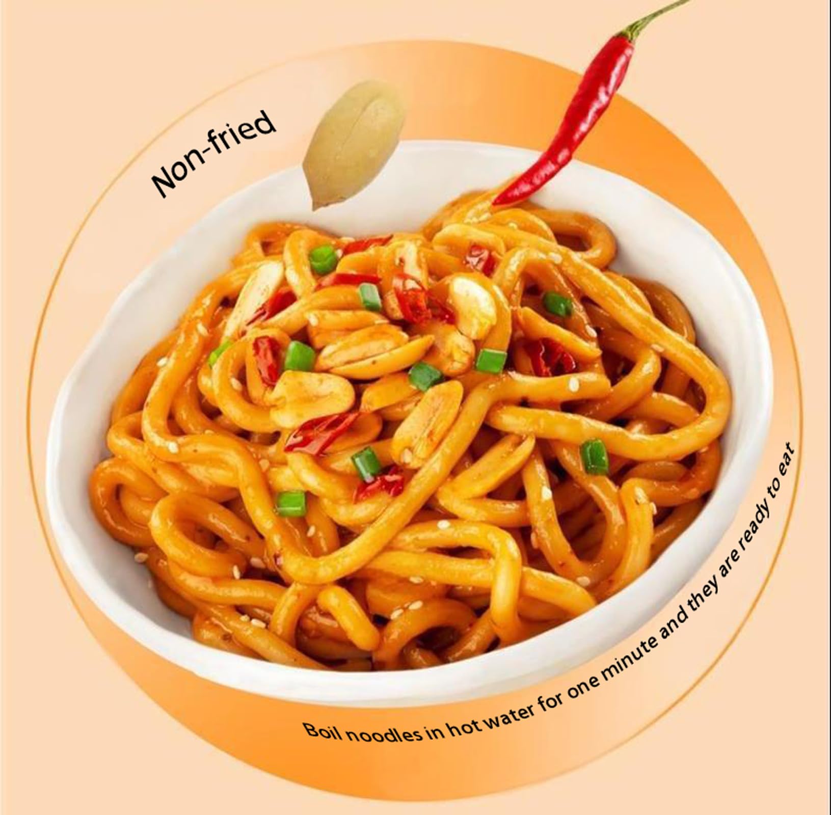 Amazon.com : XCVFDVOR Japanese Udon Noodles, Thick and Chewy