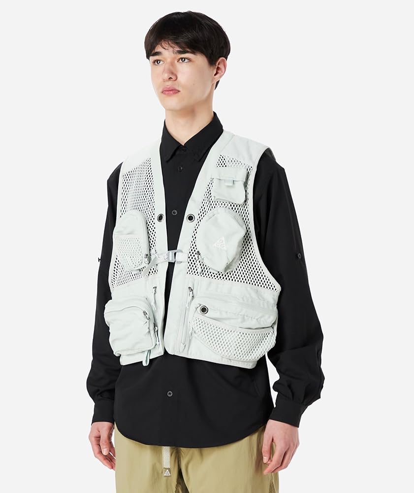 Nike ACG Unisex Buttles Vest, Light Silver, LARGE-TALL at Amazon