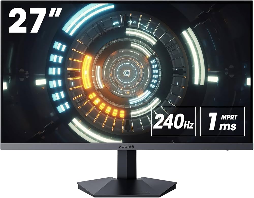 Amazon.co.jp: KOORUI ゲーミングモニター 27インチモニター フルHD VA