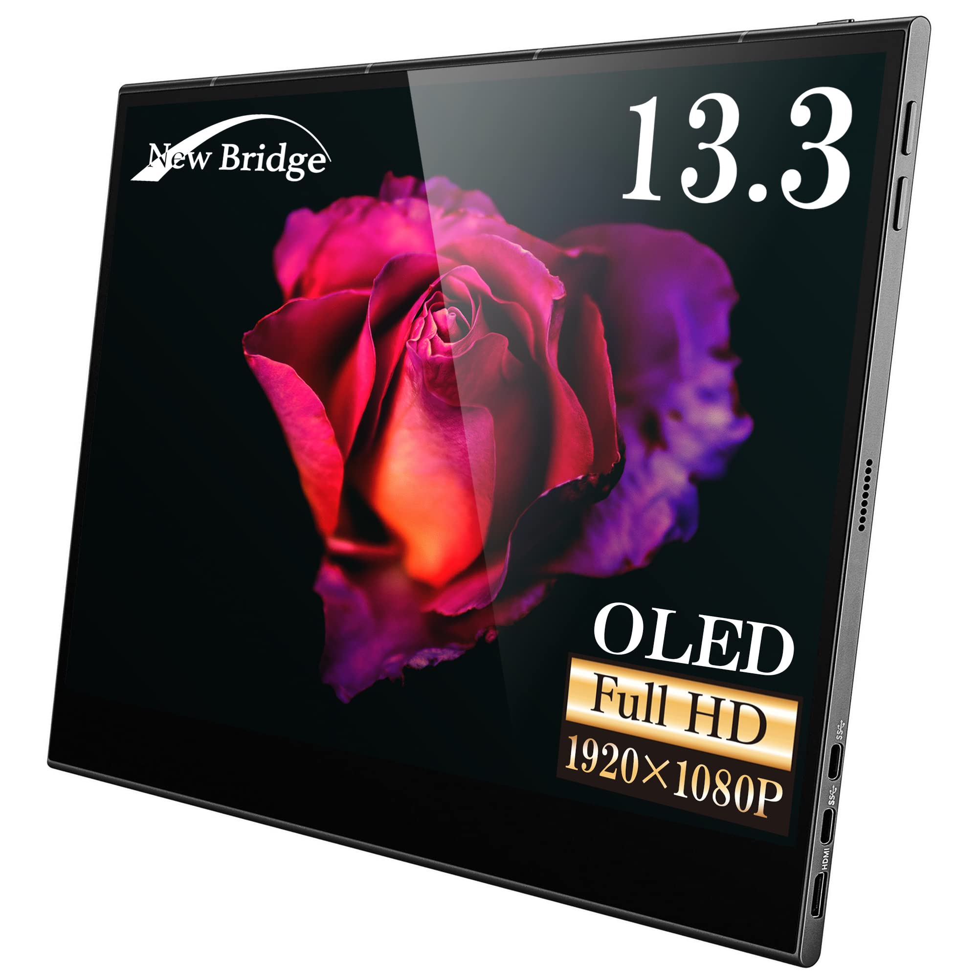 Amazon.co.jp: New Bridge 有機ELフルハイビジョンモバイルモニター