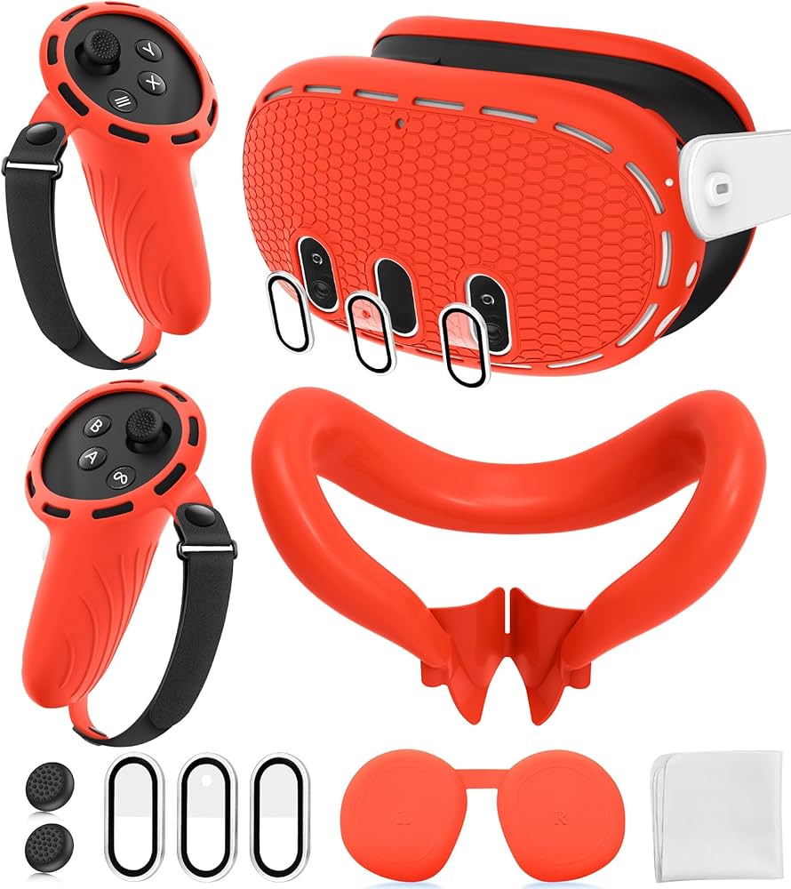 Amazon.com: Silicone Cover Set Compatible with Meta/Oculus Quest 3