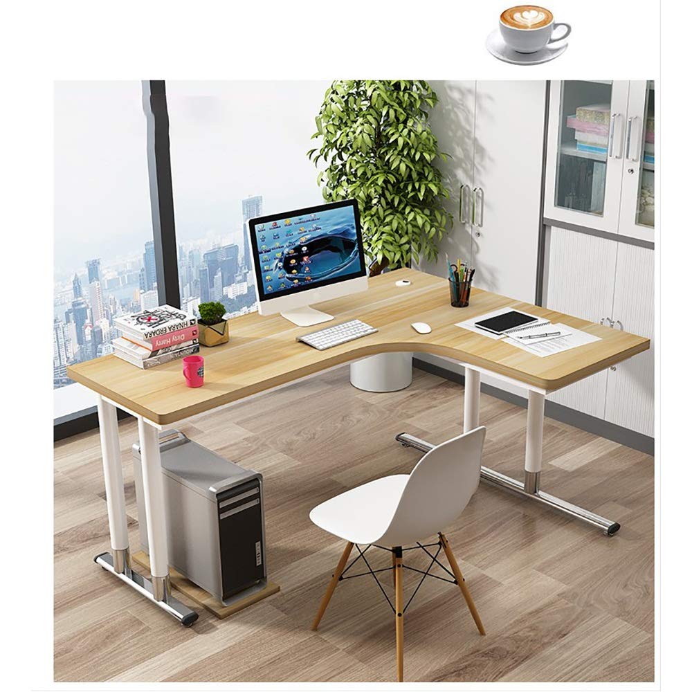Amazon | 木製コーナーデスクL字型パソコンデスクオフィスデスク