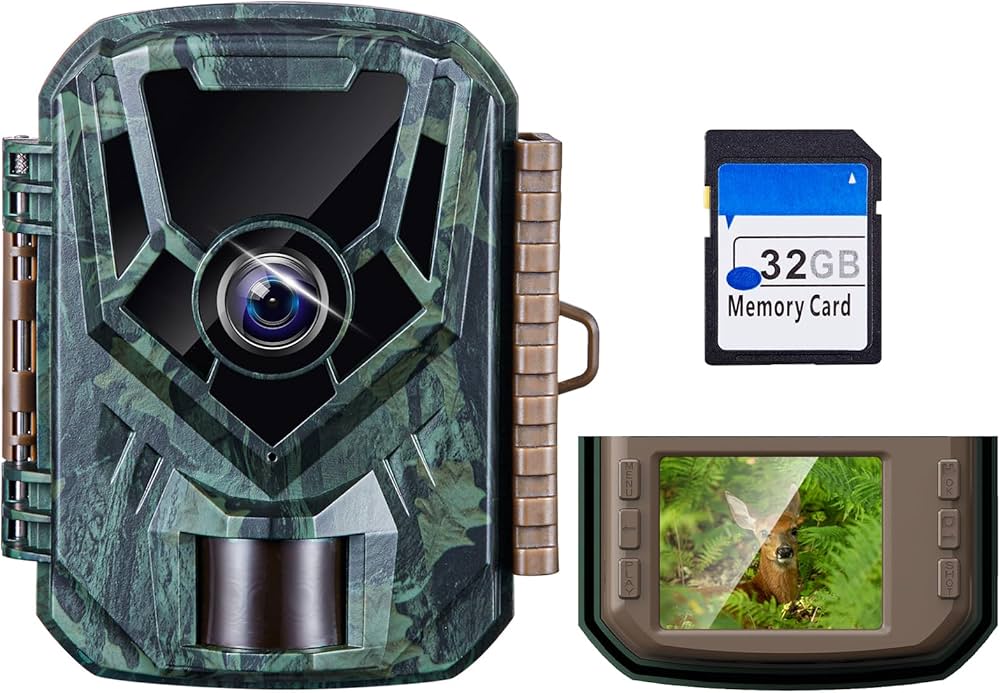 Amazon.co.jp: KJK トレイルカメラ 野生動物監視カメラ 小型防犯カメラ