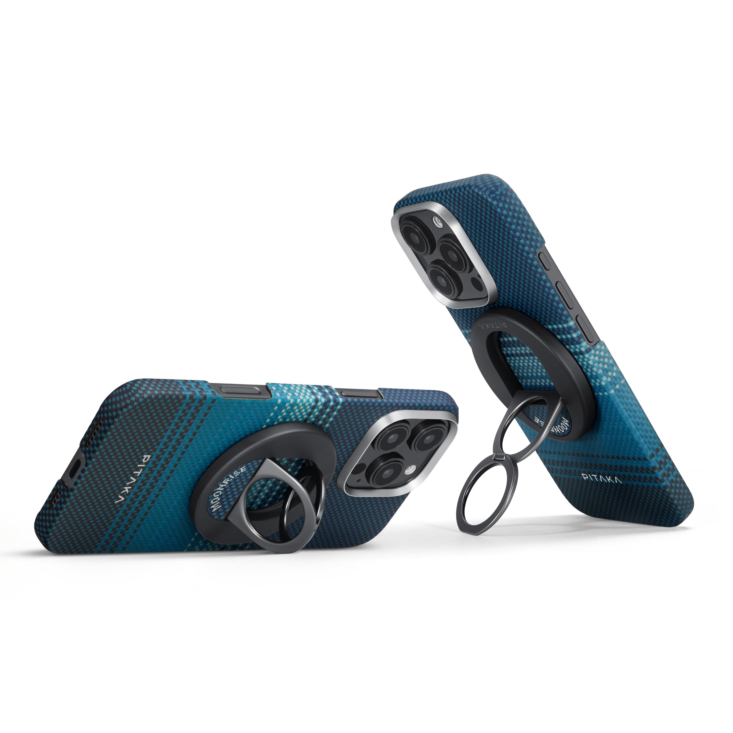 Amazon | 【横/縦置き-PITAKA】 MagSafe リング マグネット式