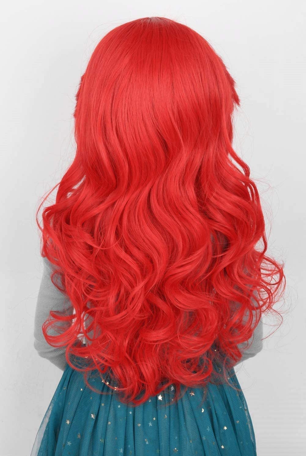 Amazon.co.jp: アリエルウィッグ子供子供かつら赤い長い巻き毛