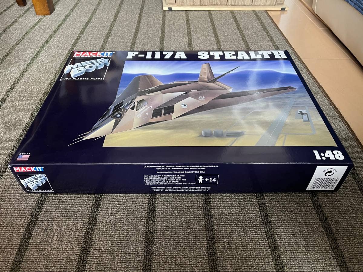 Amazon | ステルス戦闘機 アルミダイキャスト MACKIT F-117A ステルス