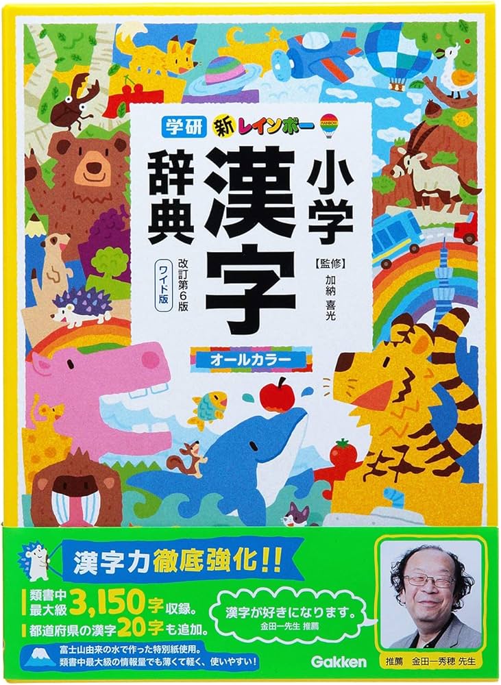 新レインボー小学漢字辞典 改訂第6版 ワイド版（オールカラー