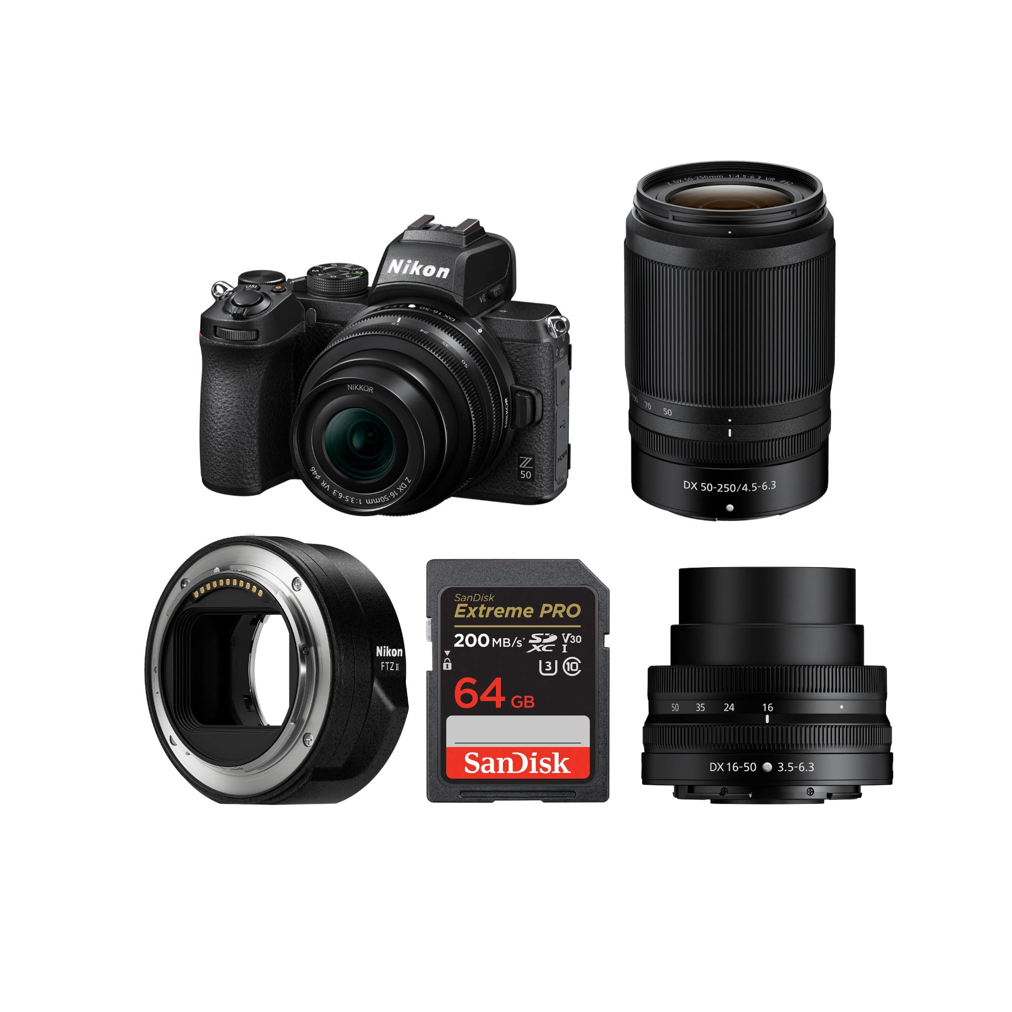 Amazon.com : Nikon Z 50 DX-Format Mirrorless Camera Bundle with DX