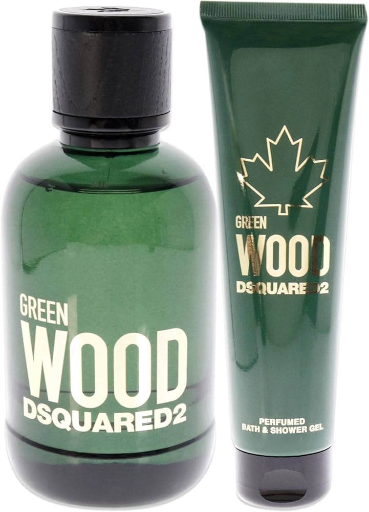 Amazon.com : Dsquared2 Green Wood Men 3.4oz EDT Spray, 5.0oz Bath