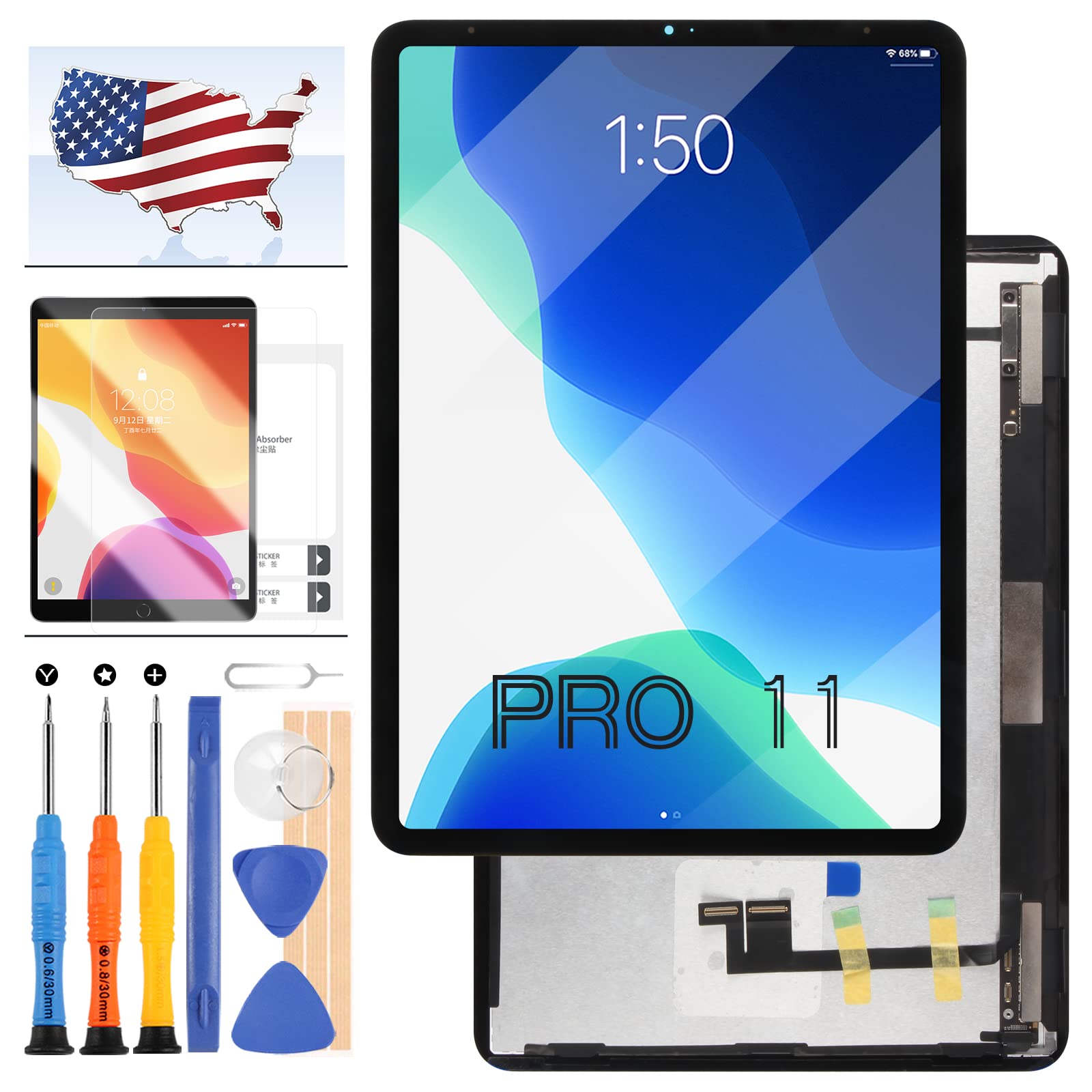 Amazon.co.jp: iPad Pro 11 交換用スクリーン 2018 iPad Pro 11 第1