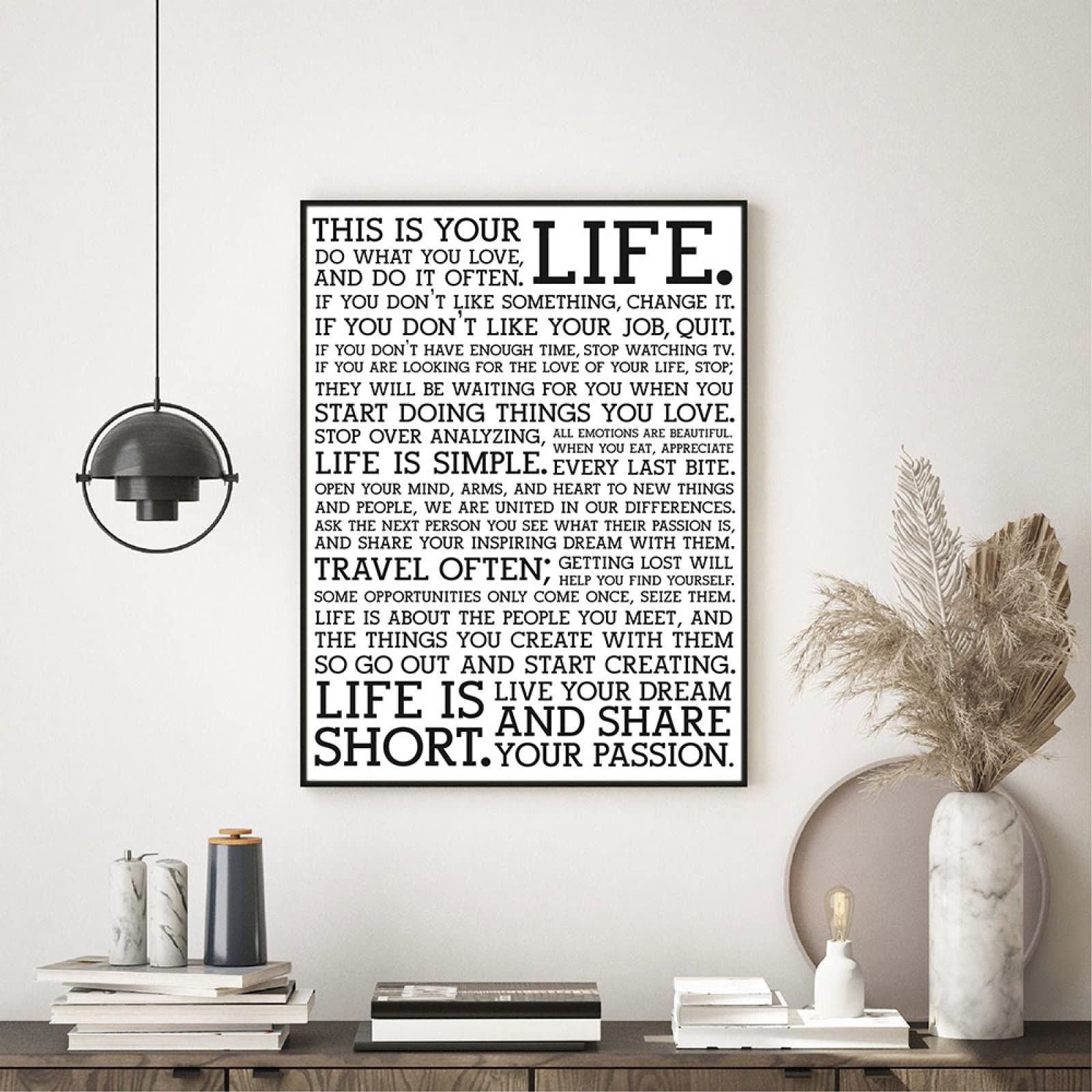 Amazon｜Holsteeマニフェストポスターこれはあなたの人生です