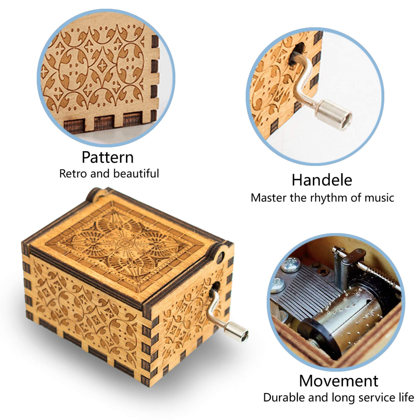 Amazon | 木製 オルゴール キングダムハーツ ミュージックボックス