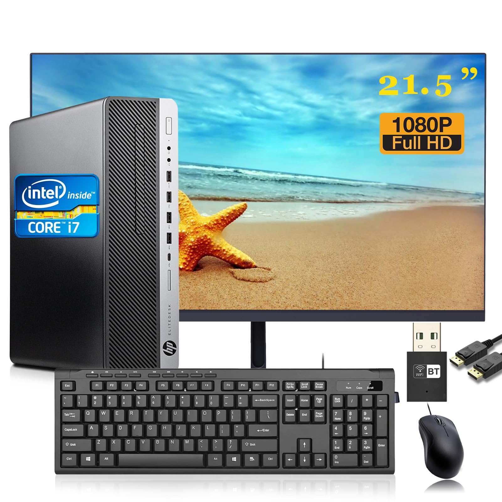 HP EliteDesk 800 G3 SFF Desktop Small Form Factor Computer