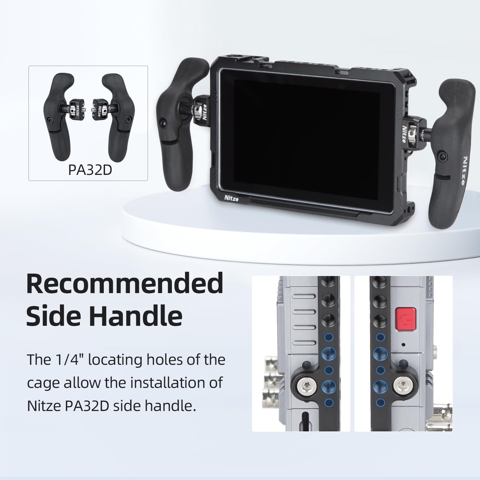 Amazon.com : Nitze Cage for Feelworld S7 Monitor with Built-in