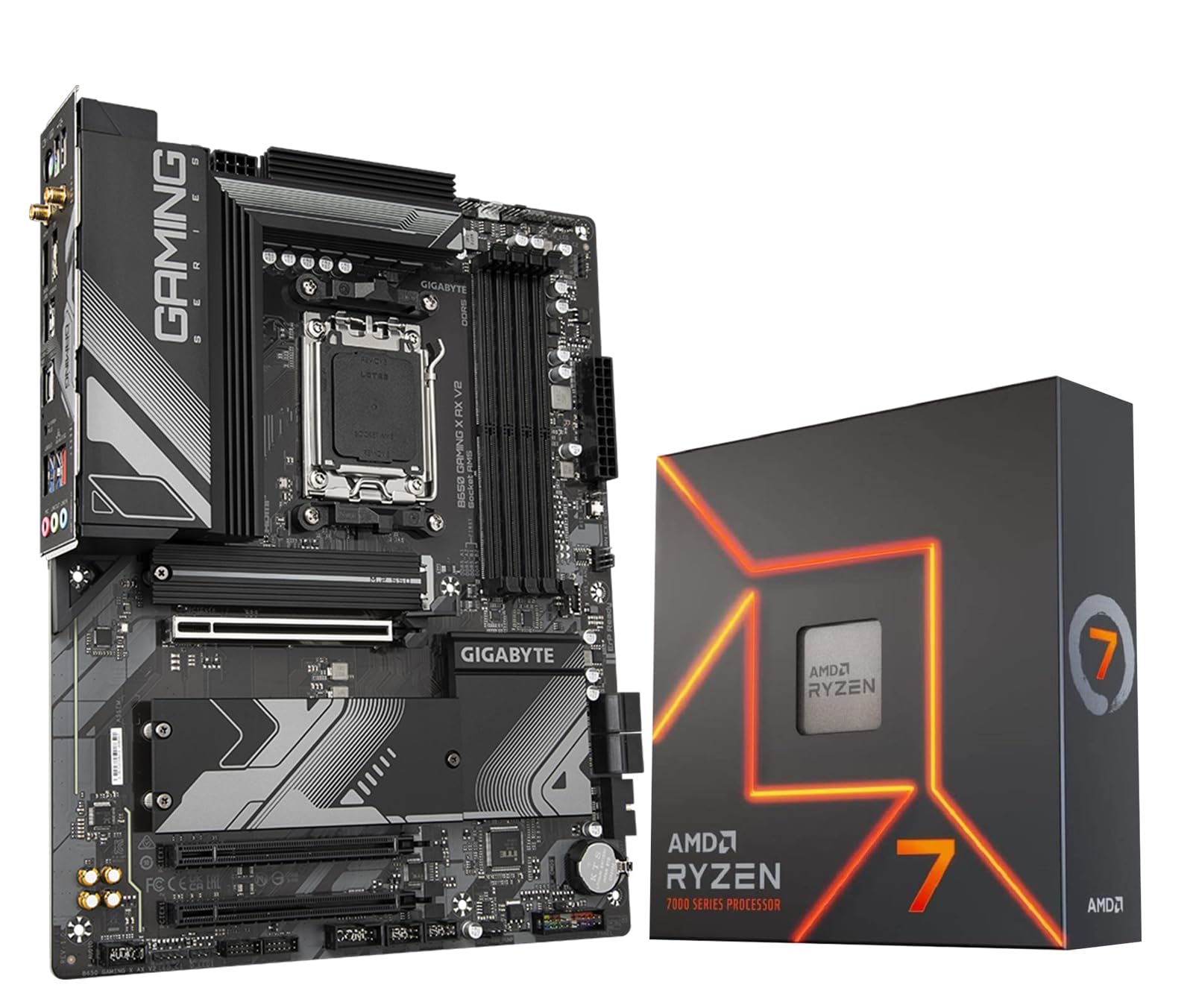 Amazon.com: INLAND AMD Ryzen 7 7700X CPU Processor with GIGABYTE