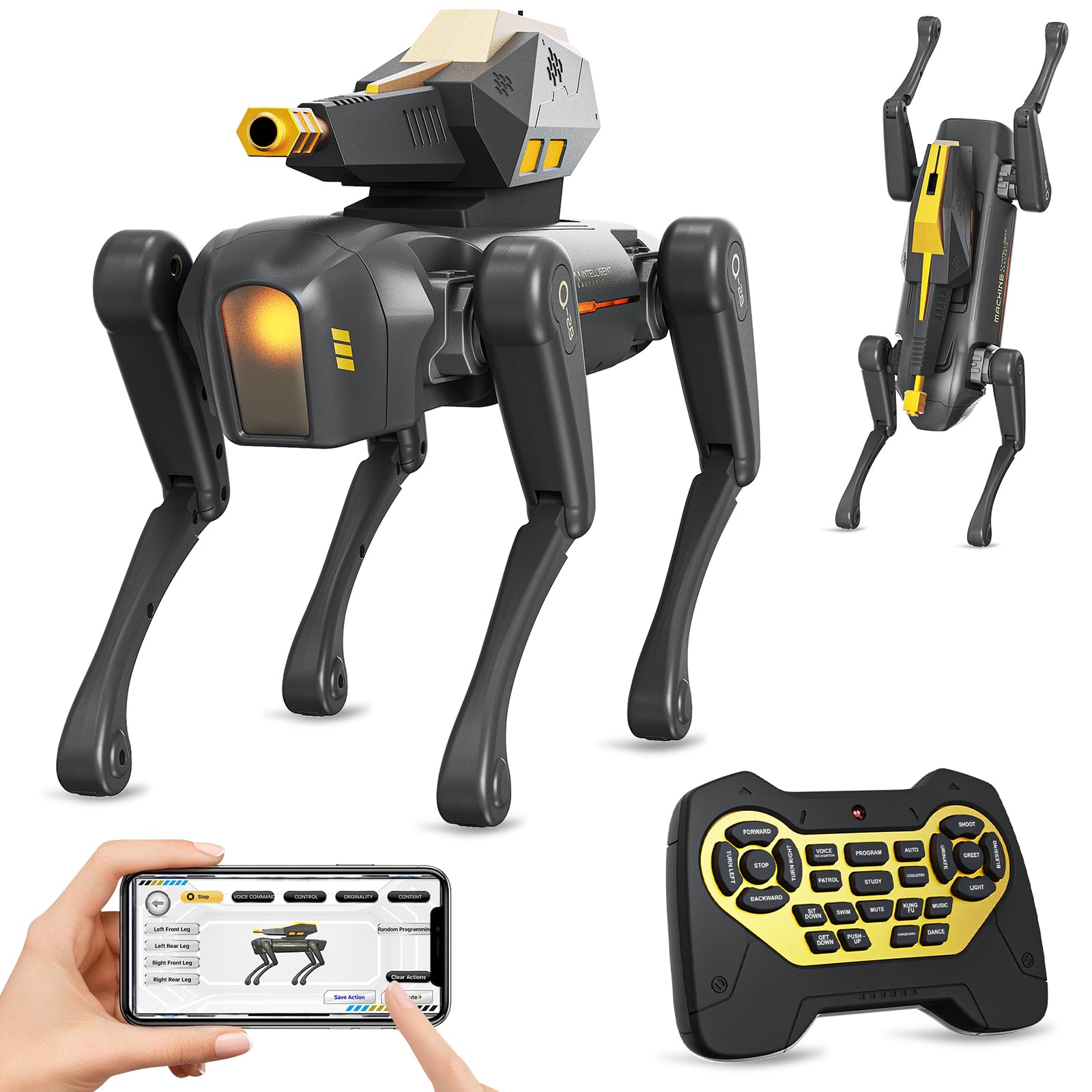 Amazon.com: cxjoigxi Smart Robot Dog Toy, Interactive STEM Robot
