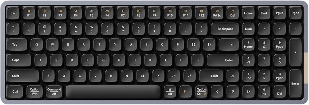 Amazon | Lofree FLOW100 ロープロファイルメカニカルキーボード 英語