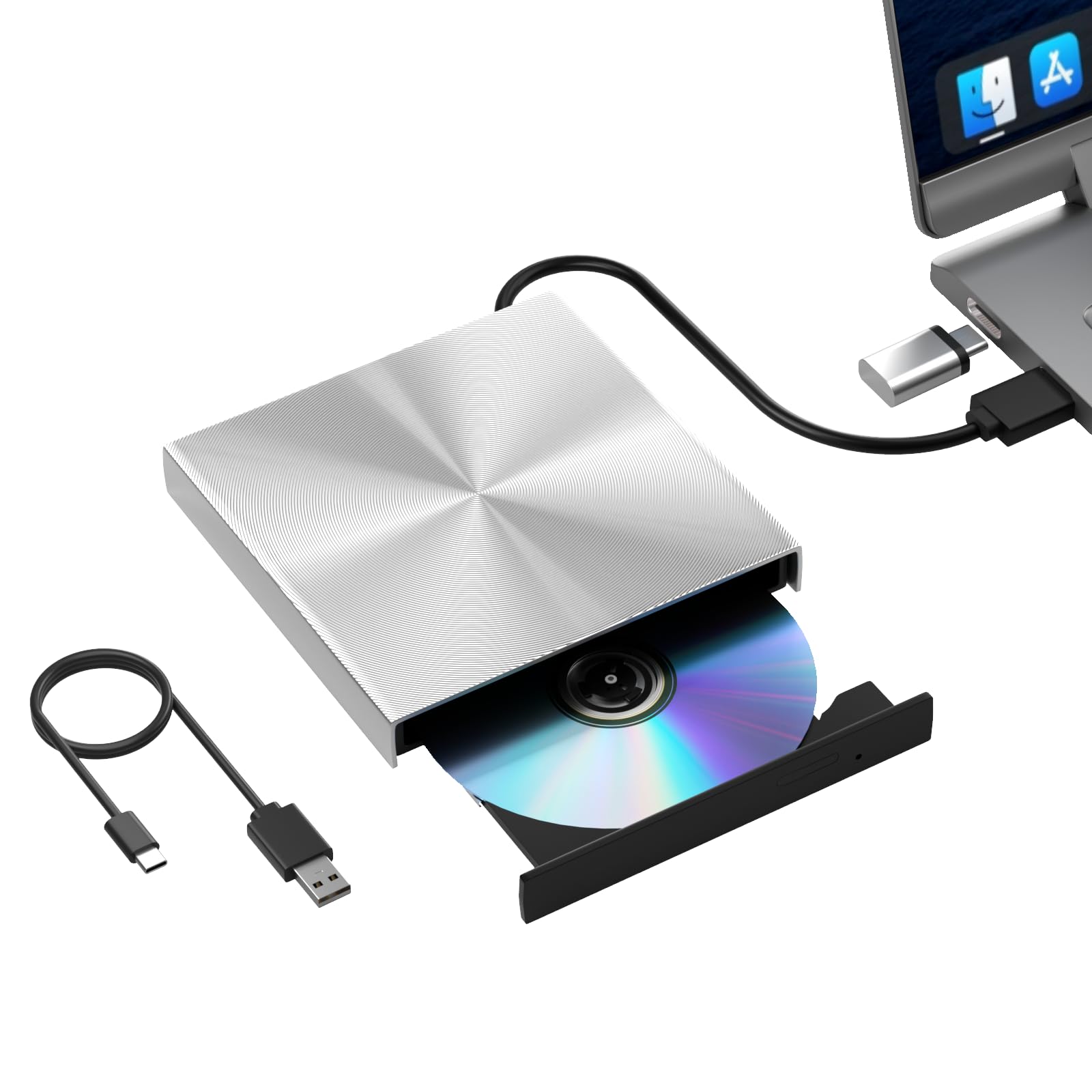 Amazon.com: Alphami External Blu Ray DVD Drive Burner, USB 3.0 and