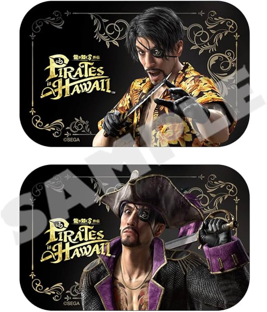 Amazon.co.jp: 『龍が如く8外伝 Pirates in Hawaii』缶バッジ2個