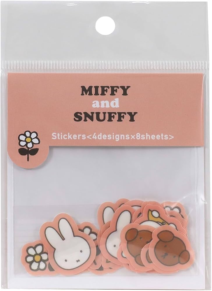 Amazon | ミッフィー フレークシール ピンク MF783B | シール
