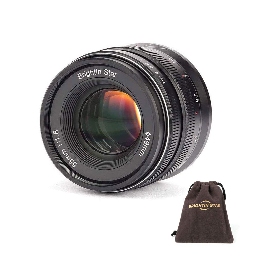 Amazon.co.jp: Brightin star 55mm f/1.8 フルフレーム マニュアル固定