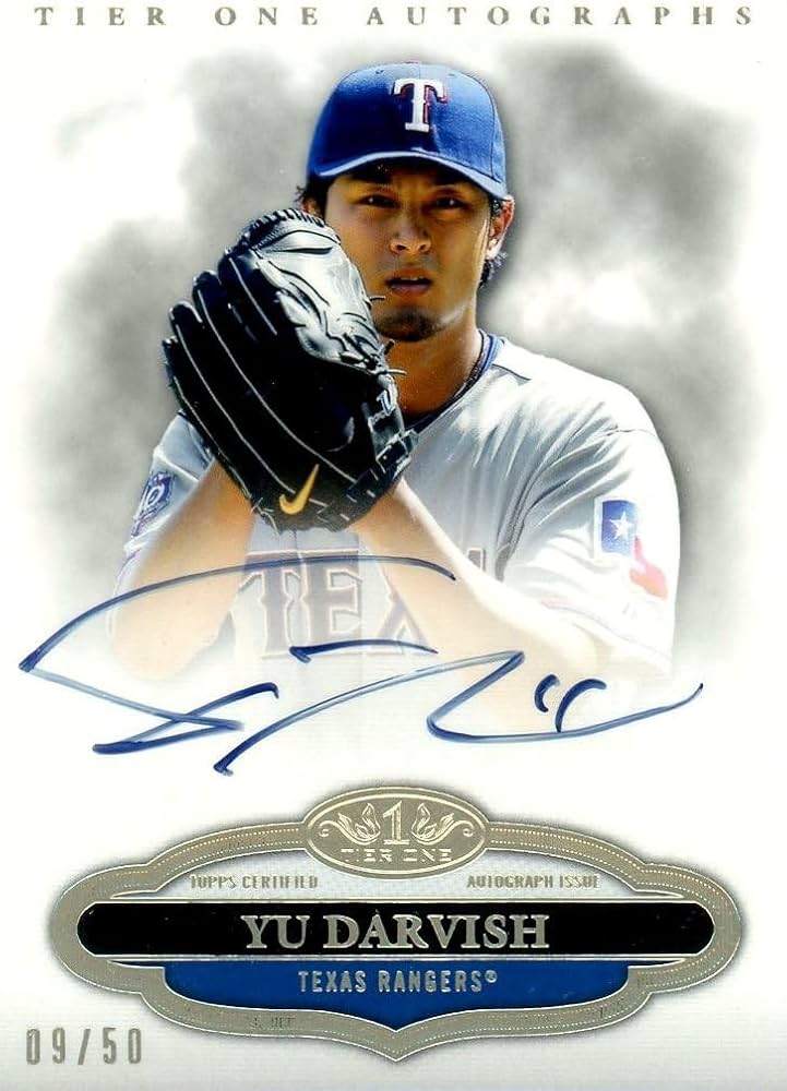 100枚限定 2013 Yu Darvish 直筆サイン ダルビッシュ MLB 100枚限定