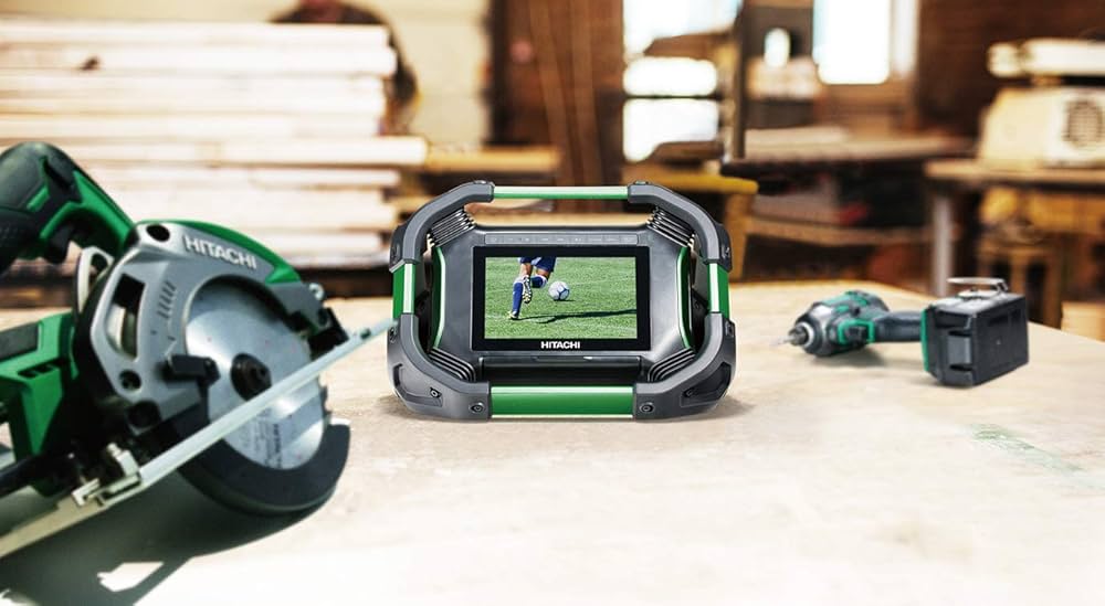 Amazon.co.jp: HiKOKI(ハイコーキ) 18V コードレスラジオ付テレビ 充電