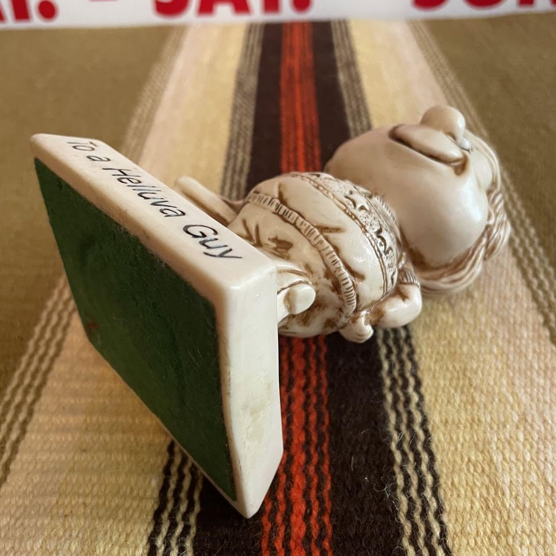 Amazon.co.jp: 70's アメリカアンティーク メッセージドール置物 USA