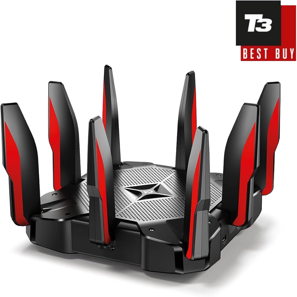 TP-Link Next-Gen WIFI 6 Gigabit Tri-Band Wireless Cable Gaming