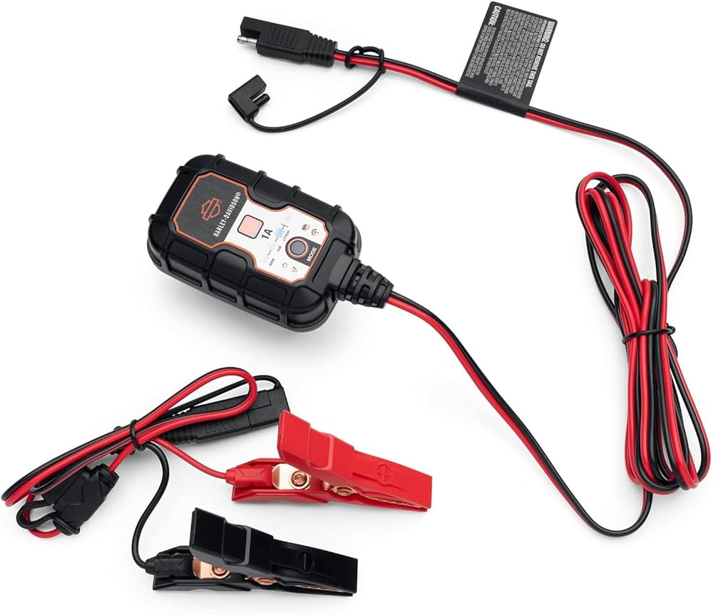 HARLEY-DAVIDSON 1 Amp Battery Charger Dual-Mode Battery Charger