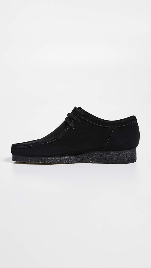 Amazon.com | Clarks Men's Wallabee Shoe, Black Suede, 105 M US